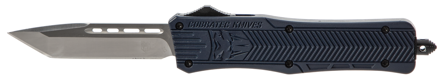 Cobra Tec Knives Llc Ctk-1, Cobra Mnyctk1mtns    Med Ctk1 Nypd Tanto Blue