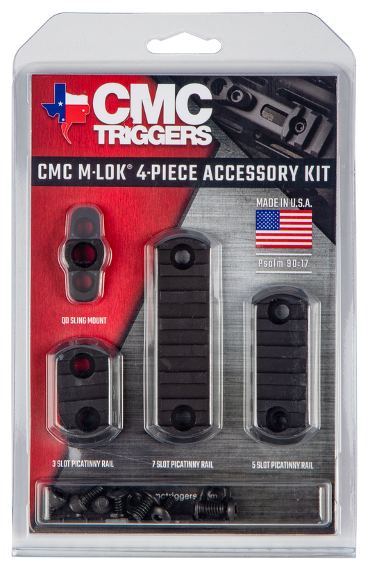 Cmc Triggers M-lok, Cmc 81724     Mlok 4 Piece Rail Kit