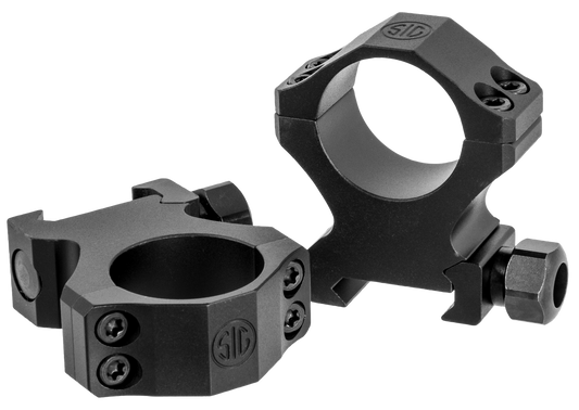 Sig Sauer Electro-optics Alpha1 Hunting, Sig Soa10021  Alpha1 Rings 1in  High Alum Mat Blk