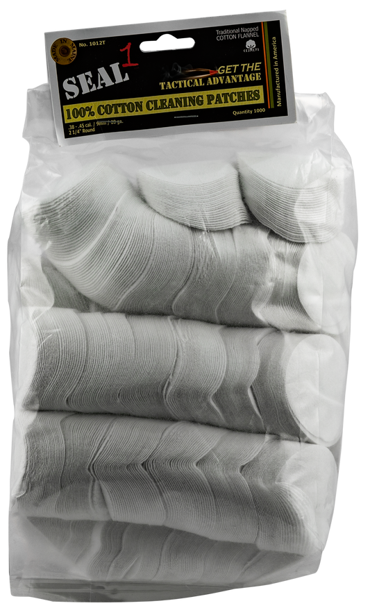 Seal 1 Cleaning Patches, Seal1 1012t    .38-.45  Cleaning Patch      1000ct