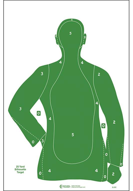 Action Target Inc Qualification, Action B21egreen100     Targets             100 Bx