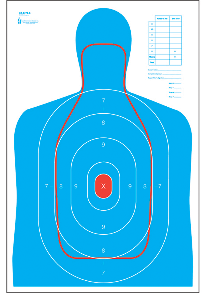 Action Target Inc Qualification, Action Rcb27eq100 Combo B27e&fbiq Target    100 Bx