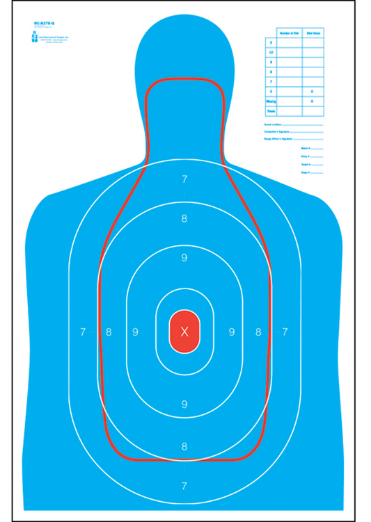 Action Target Inc Qualification, Action Rcb27eq100 Combo B27e&fbiq Target    100 Bx