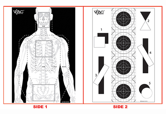 Action Target Inc Sighting, Action Vtacp100 2 Side Trgt Viking Tacticl  100 Bx