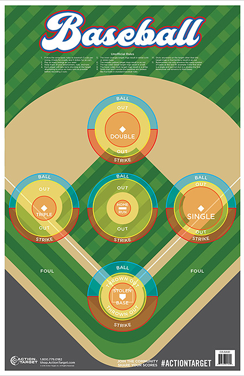 Action Target Inc Entertainment, Action Gsbase100        Baseball            100 Bx