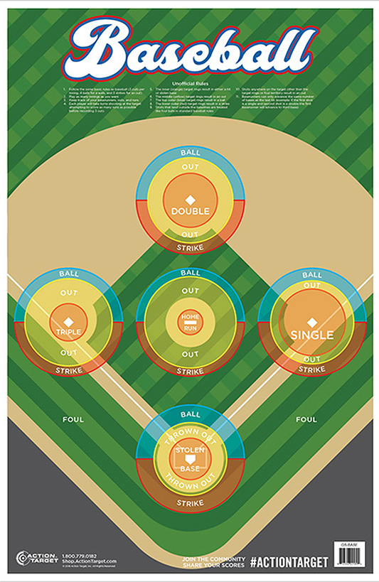 Action Target Inc Entertainment, Action Gsbase100        Baseball            100 Bx