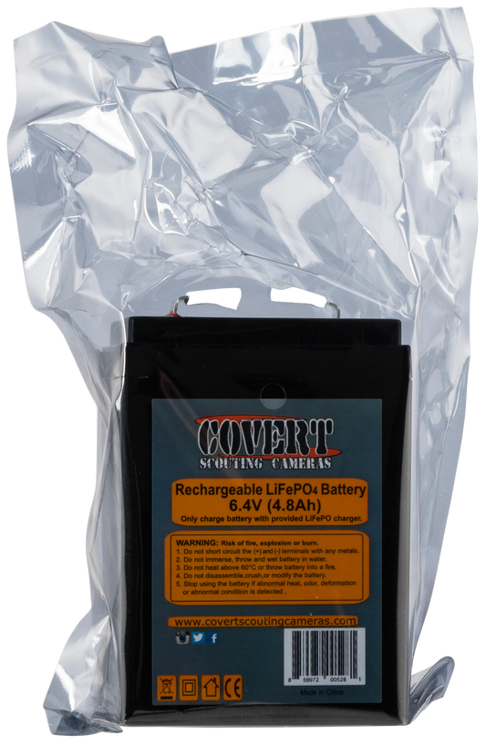 Covert Scouting Cameras Lifepo, Covert 5281   Lifepo4 Lithium Battery 6.4v 2000 Cy