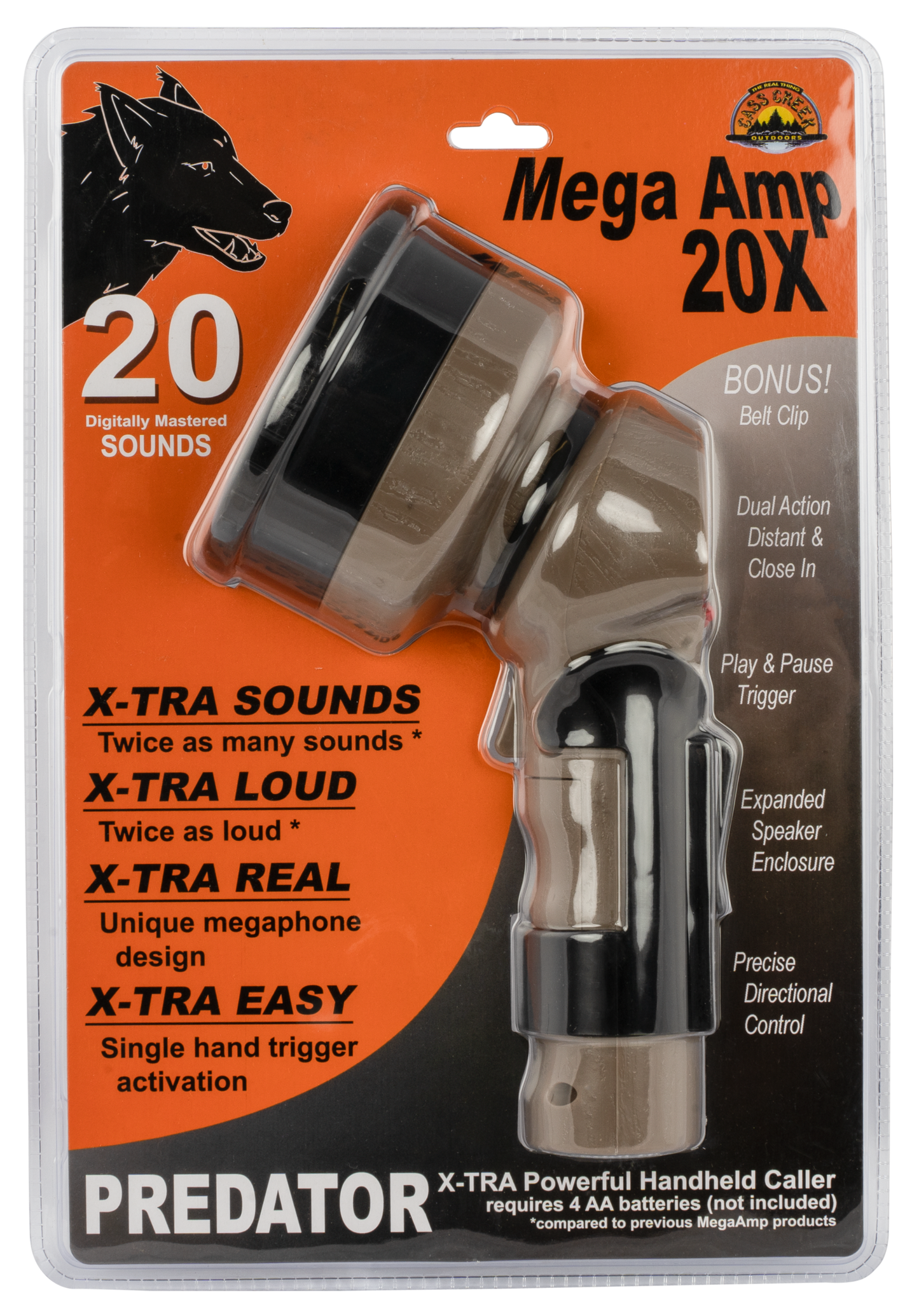 Cass Creek Mega Amp 20x, Cass Cc548 Mega Amp 20x Predator Call