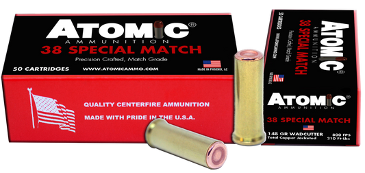 Atomic Match, Atomic 00449 38spc Match 148 Hbwc Tcp        50/10