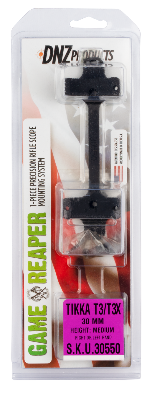 Dnz Game Reaper, Dnz 30550   Tikka T3            Md  Mt        30mm