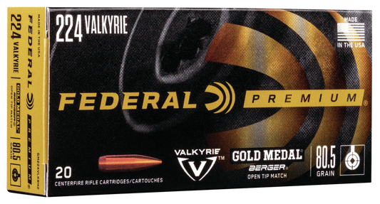 Federal Gold Medal, Fed Gm224vlkbh2    224val   80.5 Berger      20/10