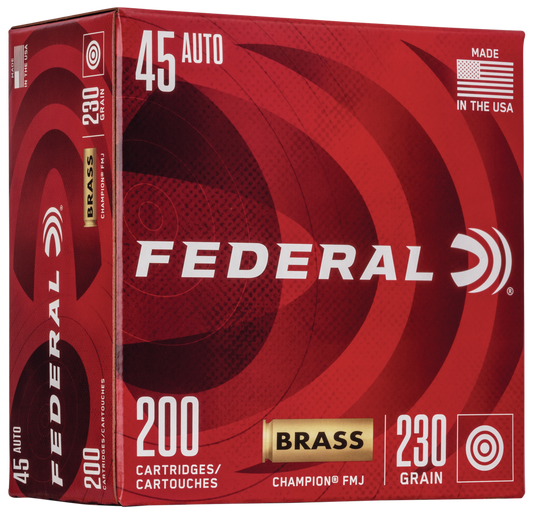 Federal Champion, Fed Wm52332      45 Brass  230 Fmj        200/5