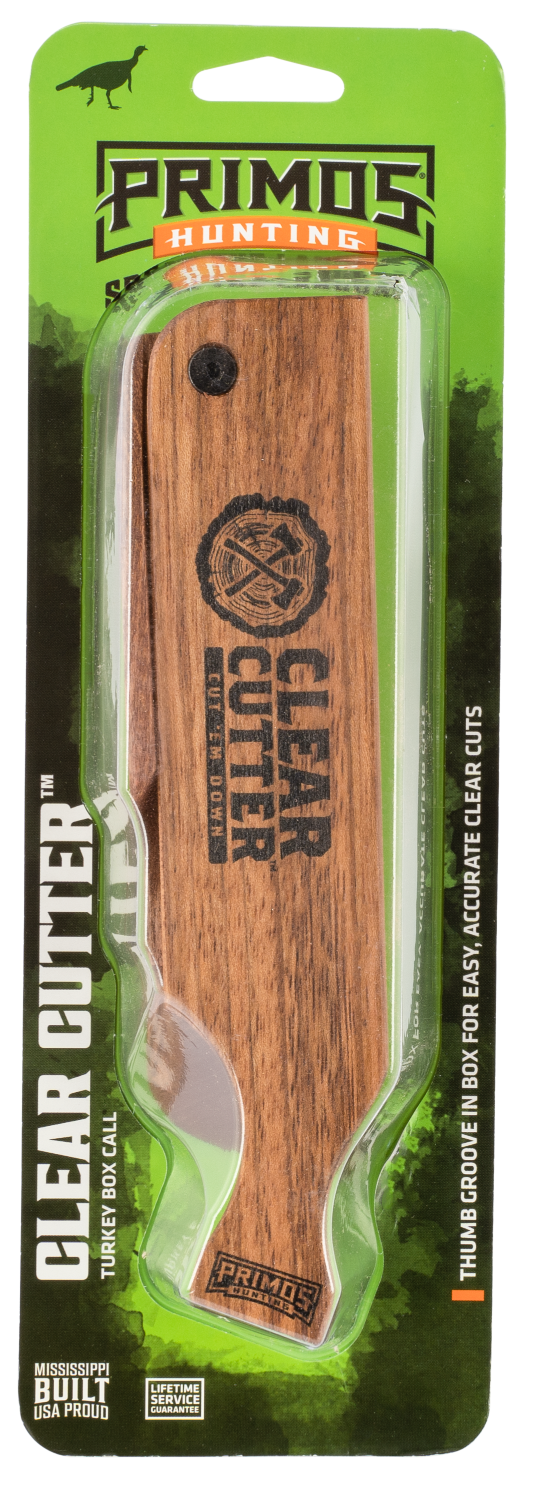 Primos Clear Cutter, Prim Ps244    Clearcut Wood Grain Box Call