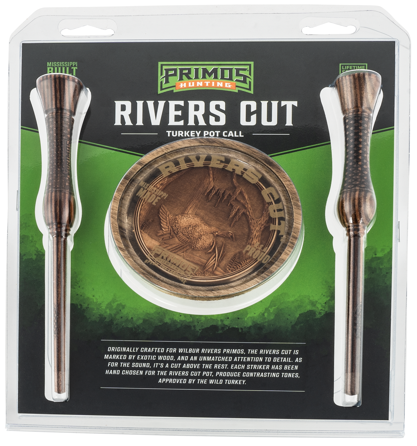 Primos Rivers Cut, Prim Ps2921   River's Cut Pot Call Box