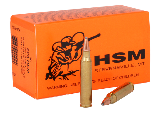 Hsm Varmint, Hsm 2232         223 Rem  55 Sp Wadcut Reman 50/20