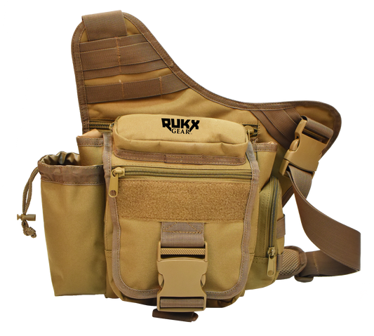 Rukx Gear Sling Bag, Rukx Atictsbt   Single Strap Sling Bag Tan
