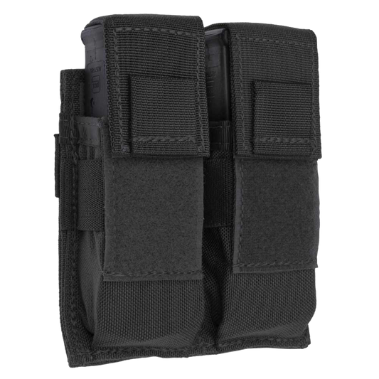 Tacshield (military Prod) Universal, Tacshield T3602bk Dbl  Universal  Pstl M-pouch Bk