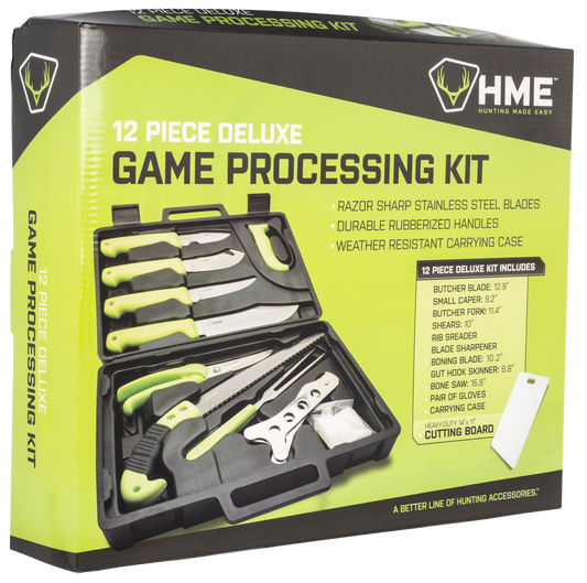 Hme Deluxe Hunt Dressing Kit, Hme Kn-12dlxdk   12pcs Deluxe Hunt Dressing Kit