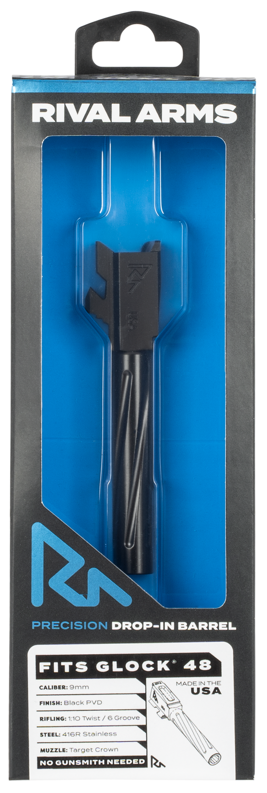 Rival Arms Precision, Rival Ra20g801a Brl Glock48 V1 Blk