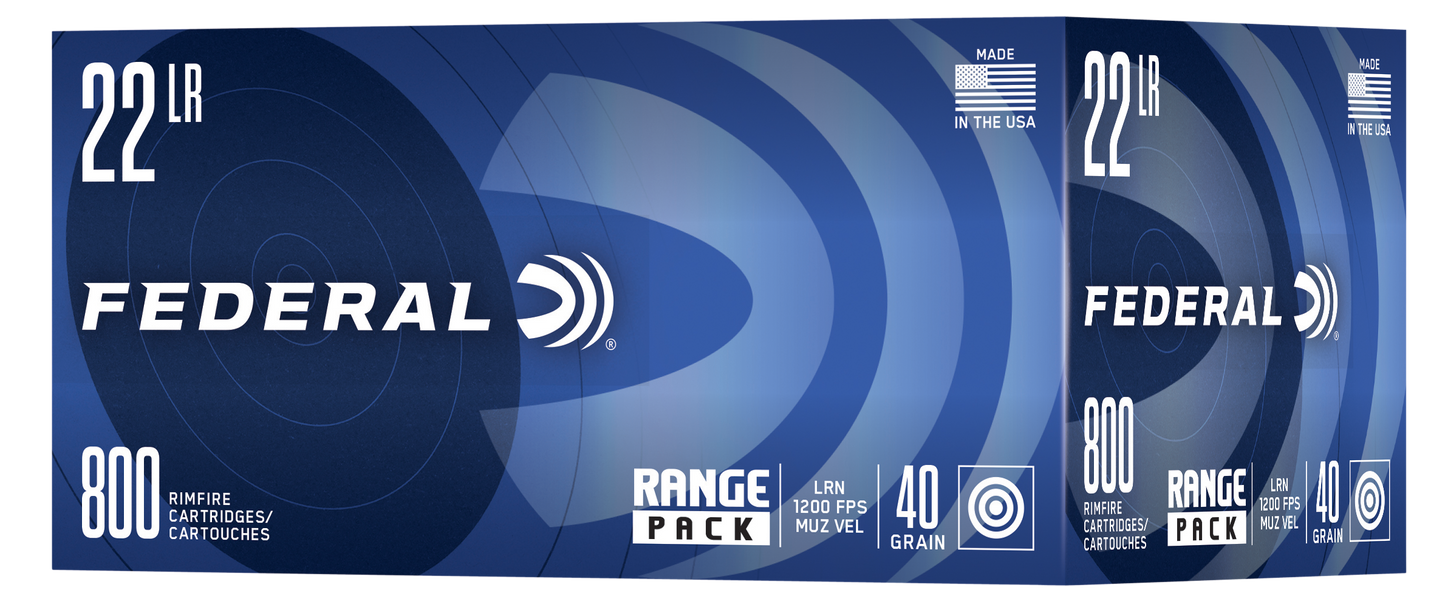 Federal Range, Fed 729b800    22lr 40 Lrn  **bulk**         800/4