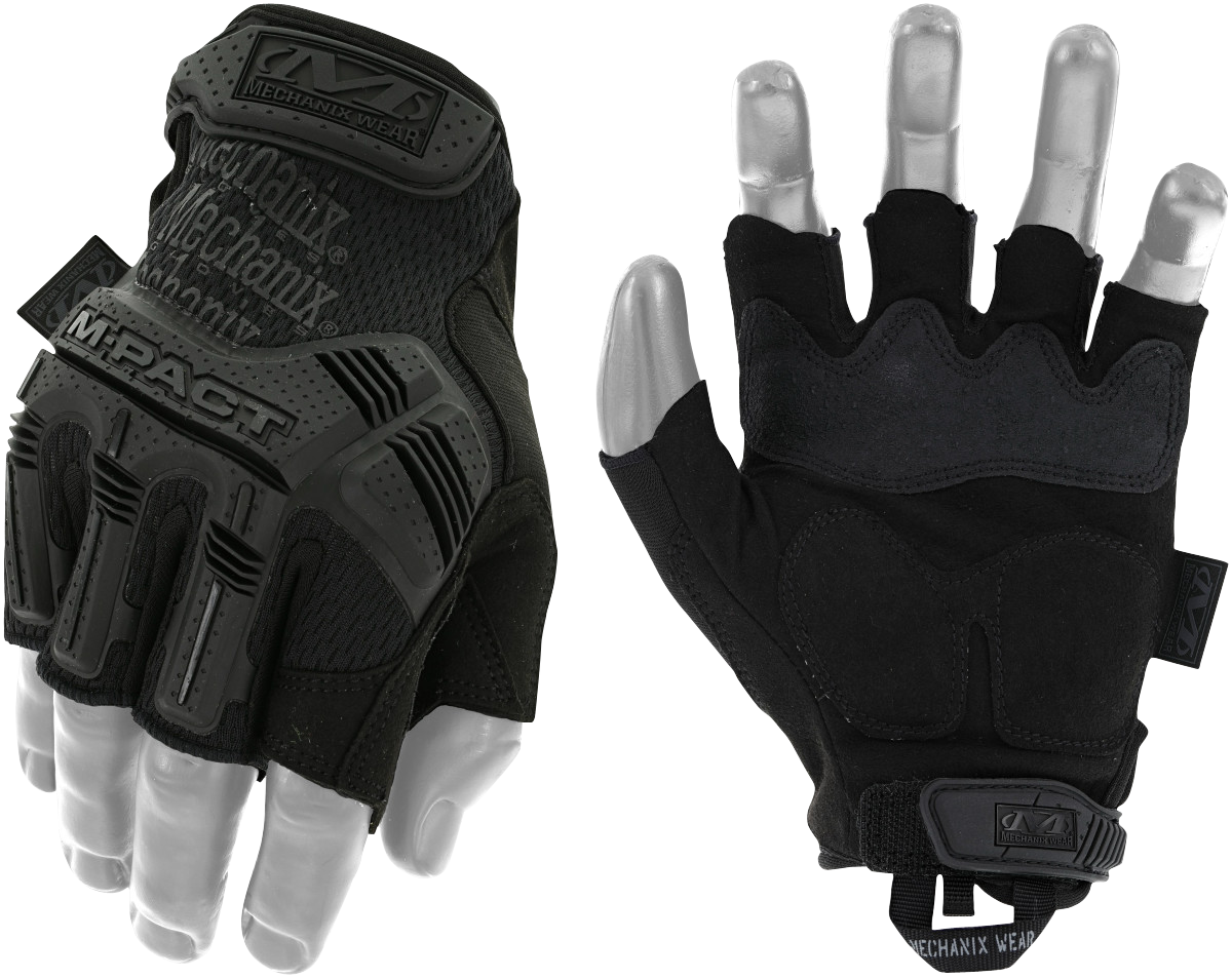Mechanix Wear M-pact, Mechanix Mfl-55-010 M-pact Fingerless Lg Covert