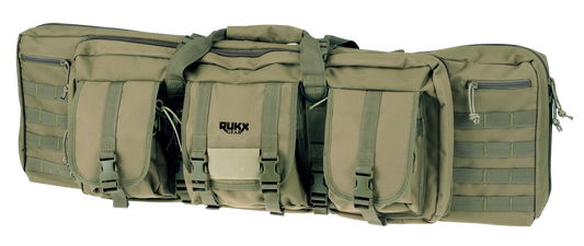 Rukx Gear Tactical, Rukx Atict36dgg 36in Tact Dbl Gun Case Grn