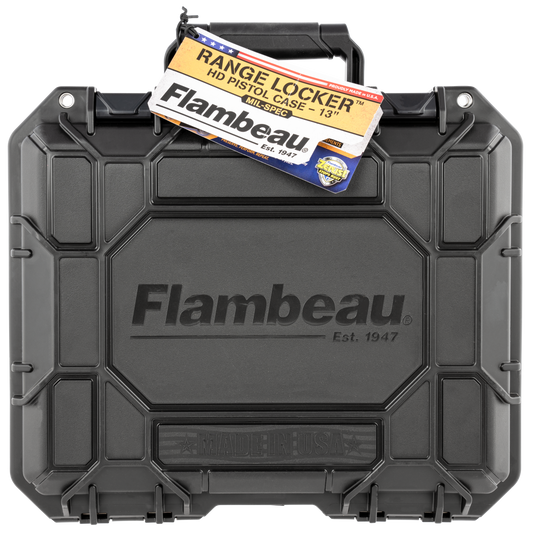 Flambeau Range Locker, Flam 1312sn  13 Range Locker Hd Pistol Case