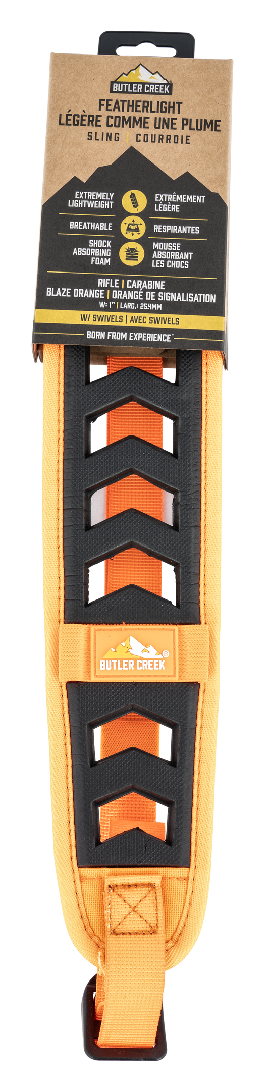 Butler Creek Featherlight, Btlr 190036 Feathrlit Blz Orng W-metal Swvls Hngbx