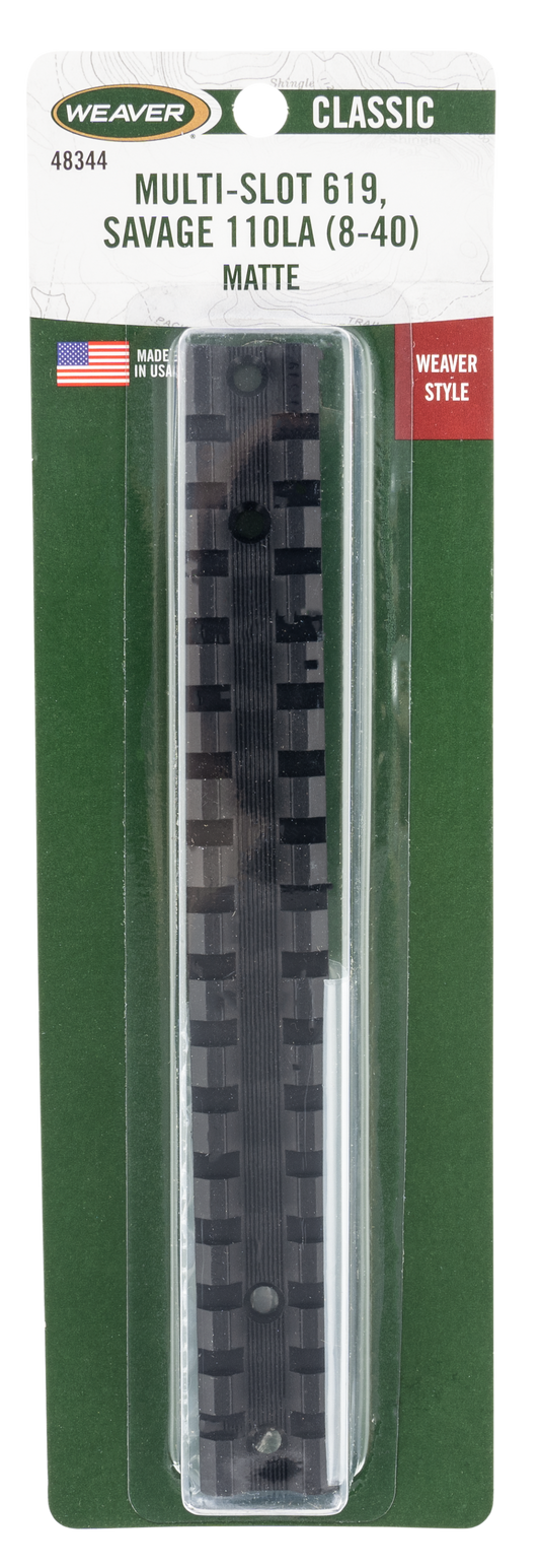 Weaver Mounts Multi-slot, Weav 48344 Multi Slot Bse Sav 110 La 8-40 Blk