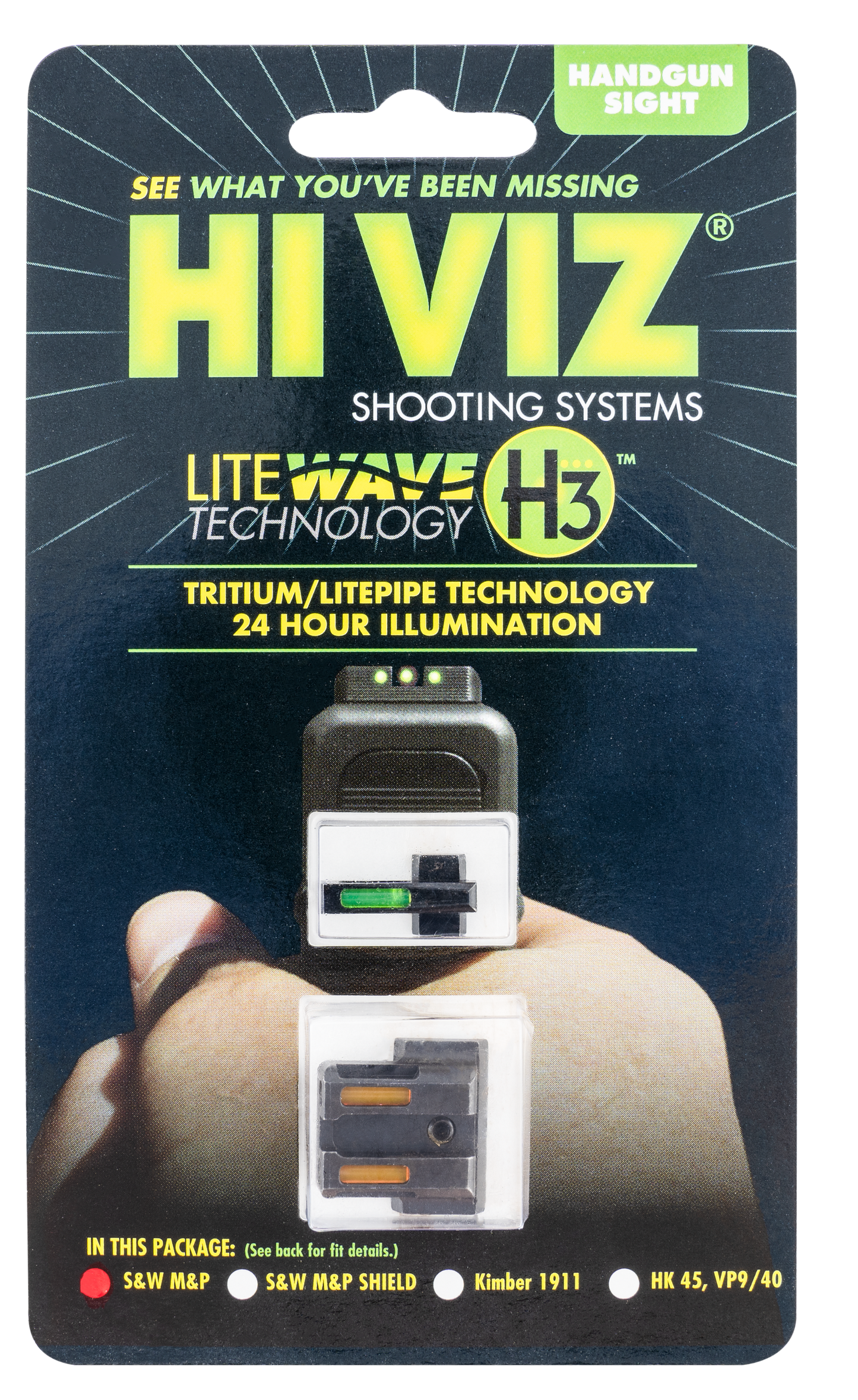 Hiviz Litewave H3, Hiviz Mpn421   L-wave H3 Trit/litepipe Sw M&p G/o
