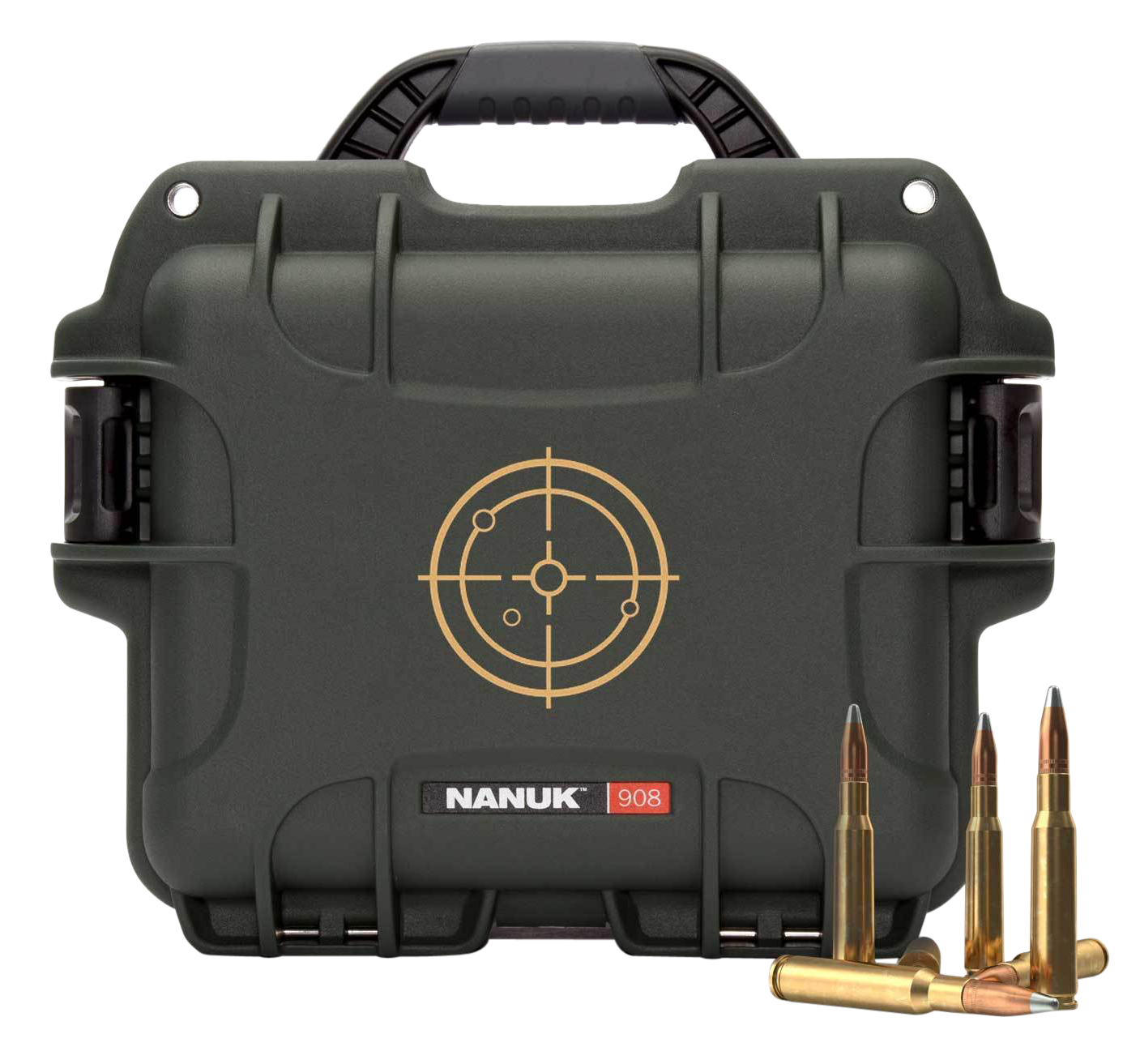 Nanuk (plasticase Inc) 908, Nanuk 908ammo6  Nanuk Cs 908 W/tan Trget Logo Olv
