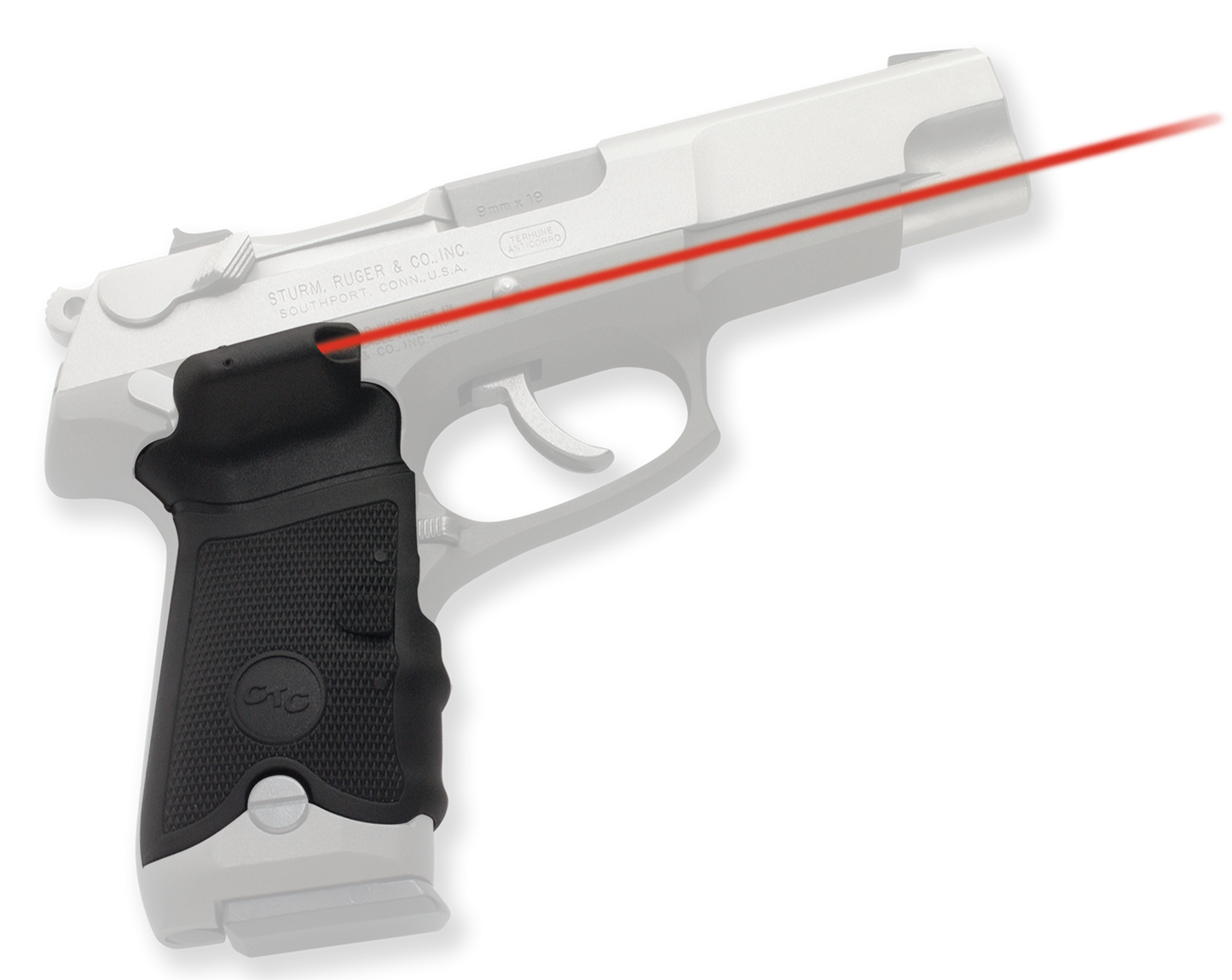 Crimson Trace Lasergrips, Crim Lg389      Lasergrips Rug P Metal Rubber