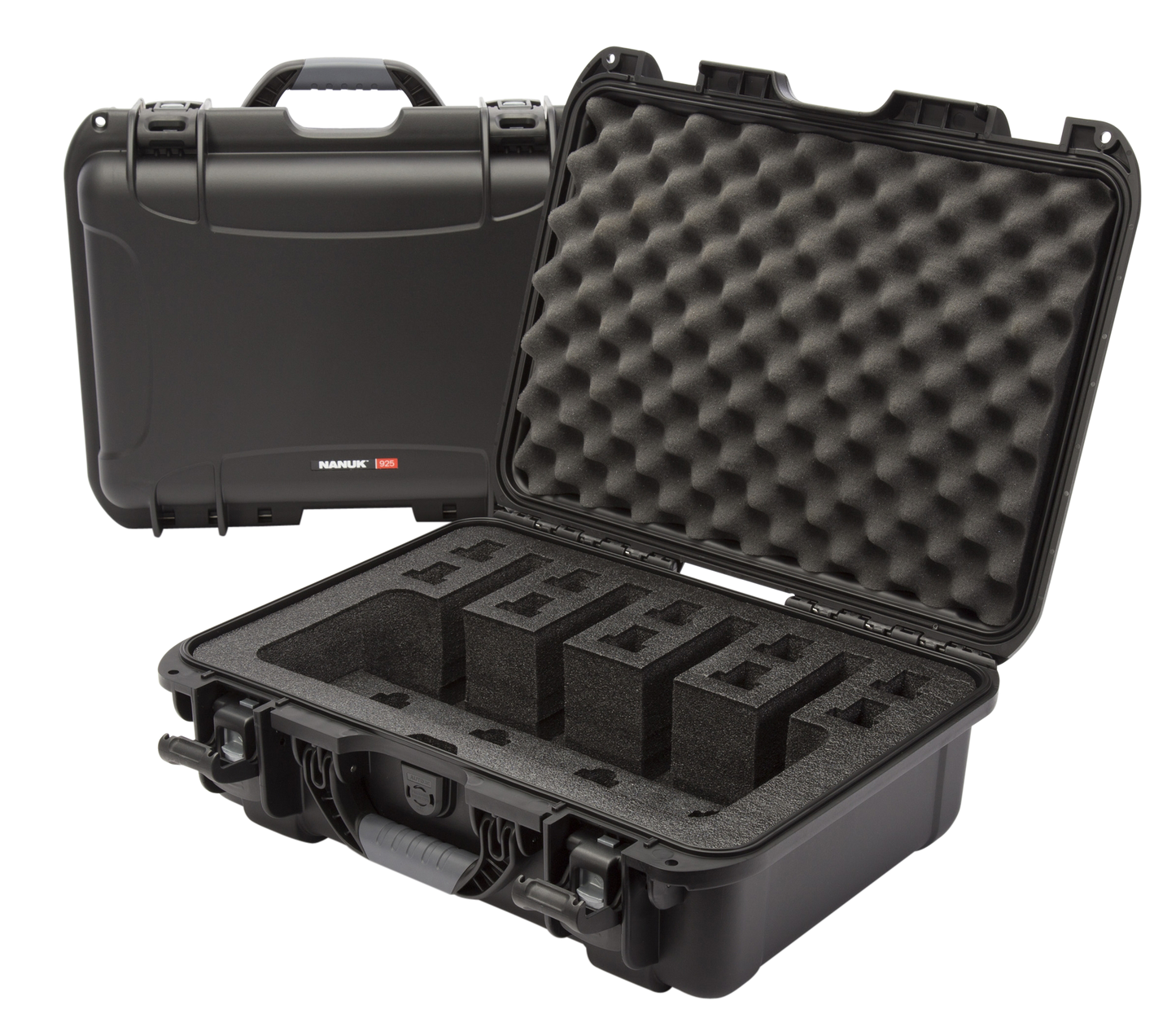 Nanuk (plasticase Inc) 925, Nanuk 9254up1   Nanuk Case W/foam 4up Black