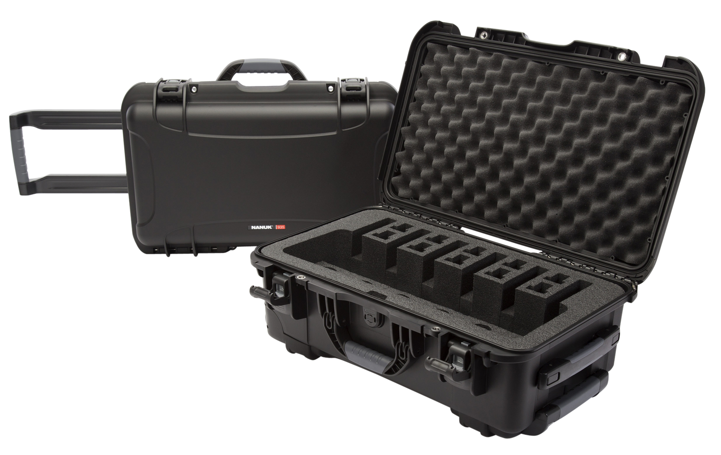 Nanuk (plasticase Inc) 935, Nanuk 9356up1   Nanuk Case W/foam 6up Black