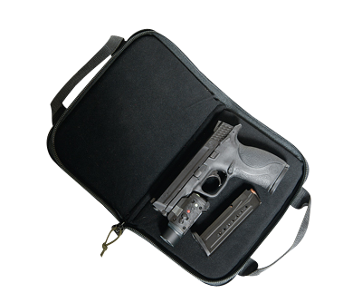 G*outdoors Memory Foam, Gps1485pcmf  Memory Foam Pistol Case Lg Black
