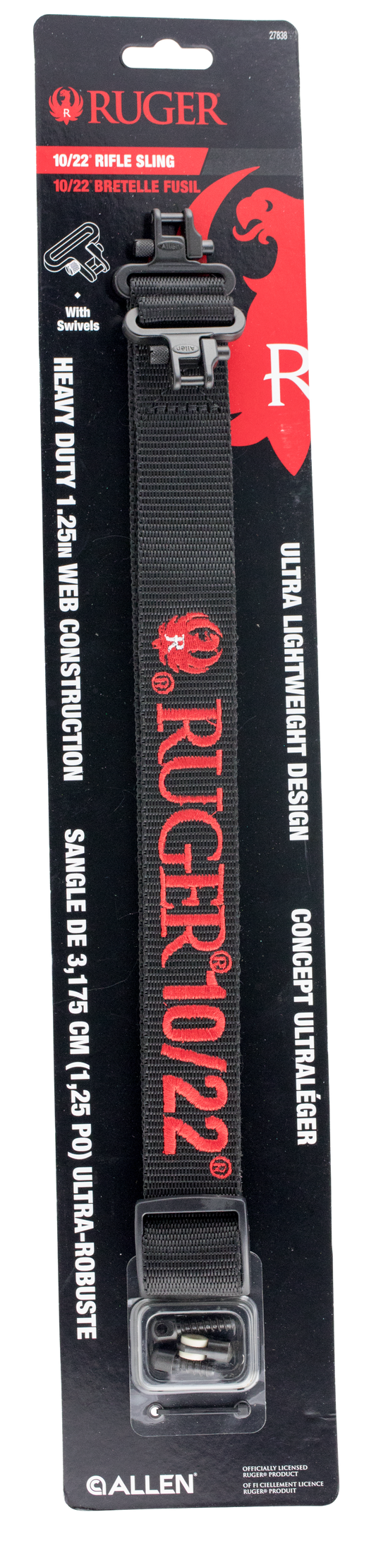 Ruger Rifle Sling, Allen 27838 Ruger 1022 Rifle Sling