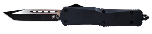 Templar Knife Black Rubber, Temp Lbr231  Large Black Rubber  Tanto 440c Black