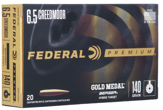 Federal Premium, Fed Gm65crdbh2     6.5crd  140 Berger Hy     20/10