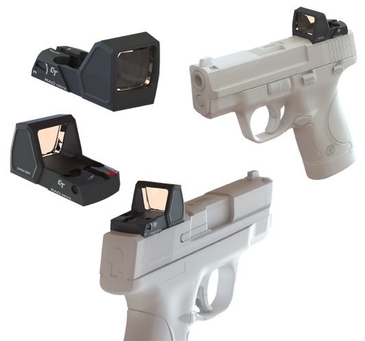 Crimson Trace Rad Micro, Crim 01-01800   Rad Micro Comp Open Reflex Sgt Red