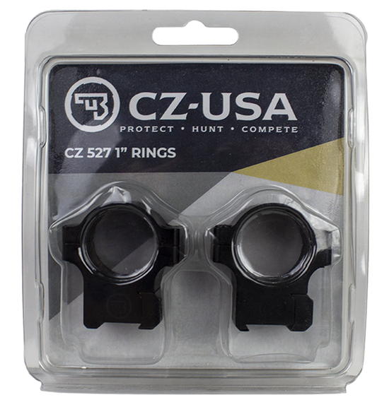Cz Scope Ring Set, Cz 40088 Alum Scope Rings 1in  Cz527 16mm Dovetail