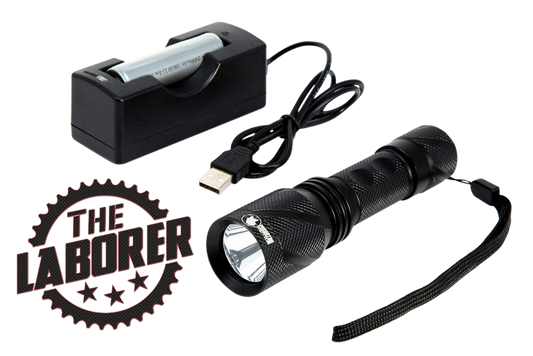 Predator Tactics Inc The Laborer, Pred 97406 Laborer F-light Kit 18-650 Batt/ch