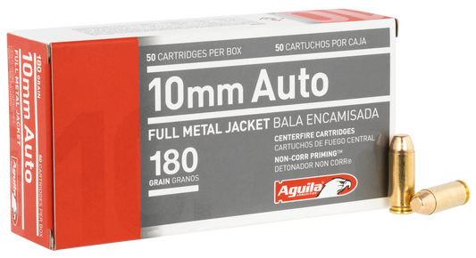 Aguila Target & Range, Aguila 1e102110 10mm Auto   180 Gn Fmj       50/20