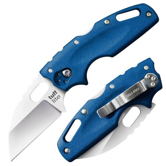 Cold Steel Tuff, Cold Cs-20ltb    Tuff Lite Plain Edge  Blue