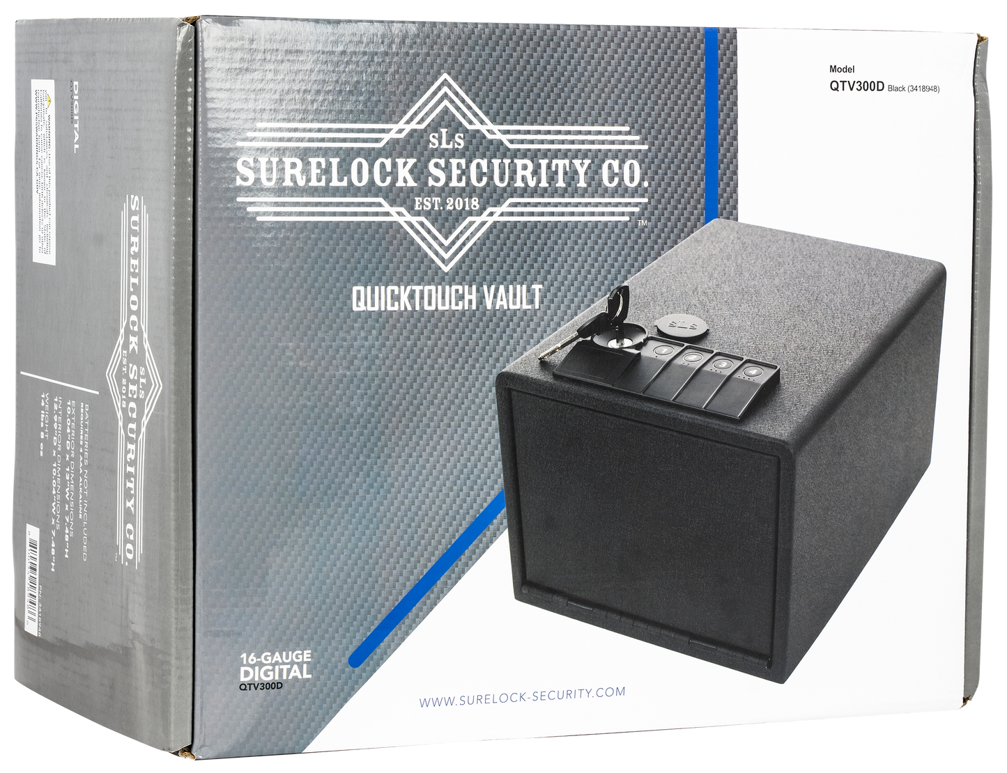Surelock (dansons Us Llc) Quicktouch, Surelock 3418948 Quicktouch Vault-model 300 Dig