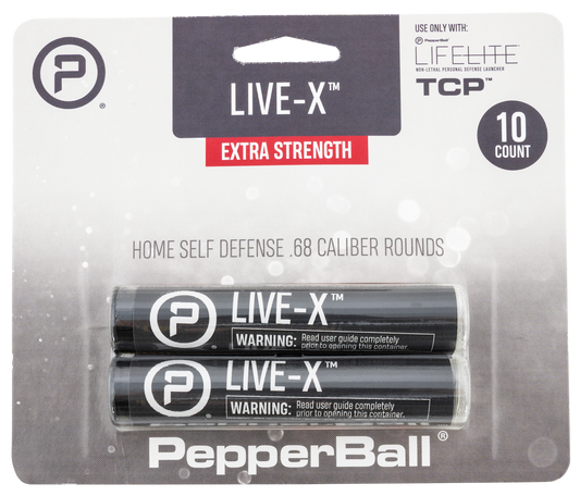 Uts/pepperball Live-x, Uts 104-81-0354 10 Live-x Projectiles 10 Rds