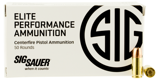 Sig Sauer Elite V-crown, Sig E9mma2-50     9mm    124 Jhp Vcrwn       50/10