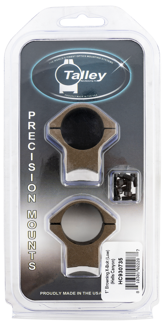 Talley Scope Ring Set, Tal Hc930735  1" X-bolt (low)    (hells Canyon)