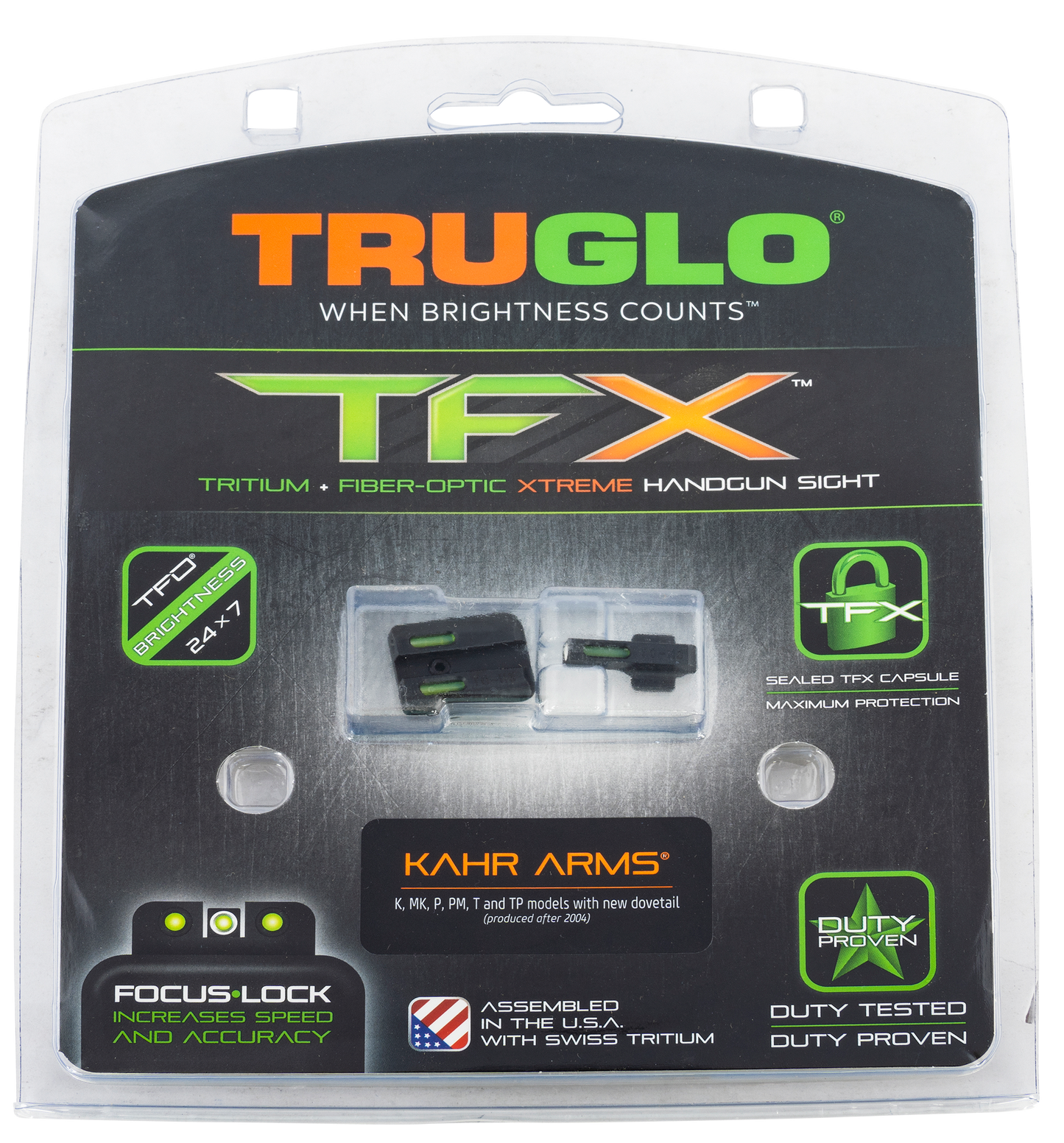 Truglo Tfx, Tru Tg-tg13ka1a  Tfx Kahr Set