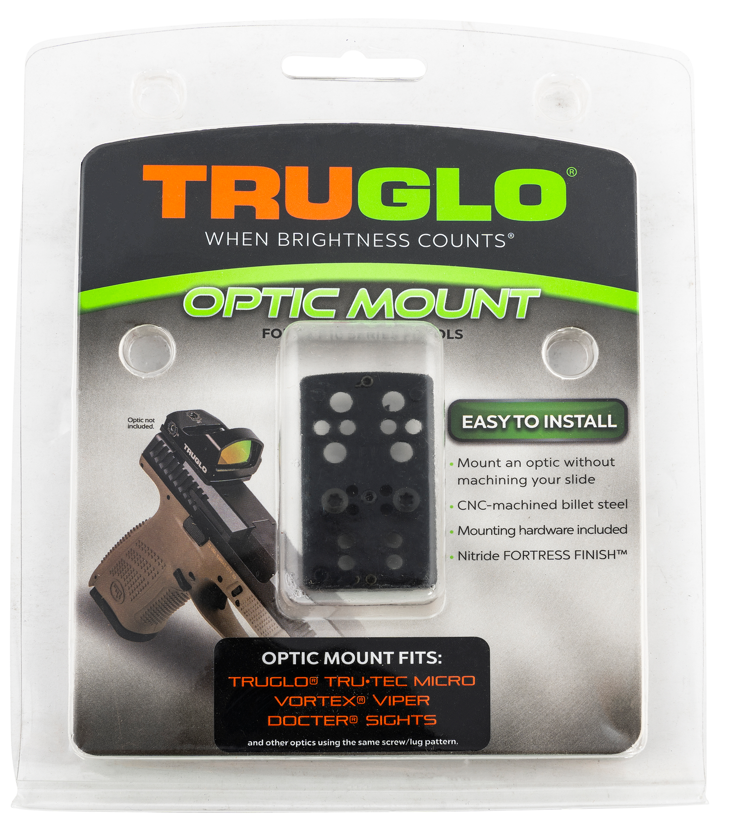 Truglo , Tru Tg-tg8950c1  Mnt Sld Optic Czp10 Tg Vor Doc