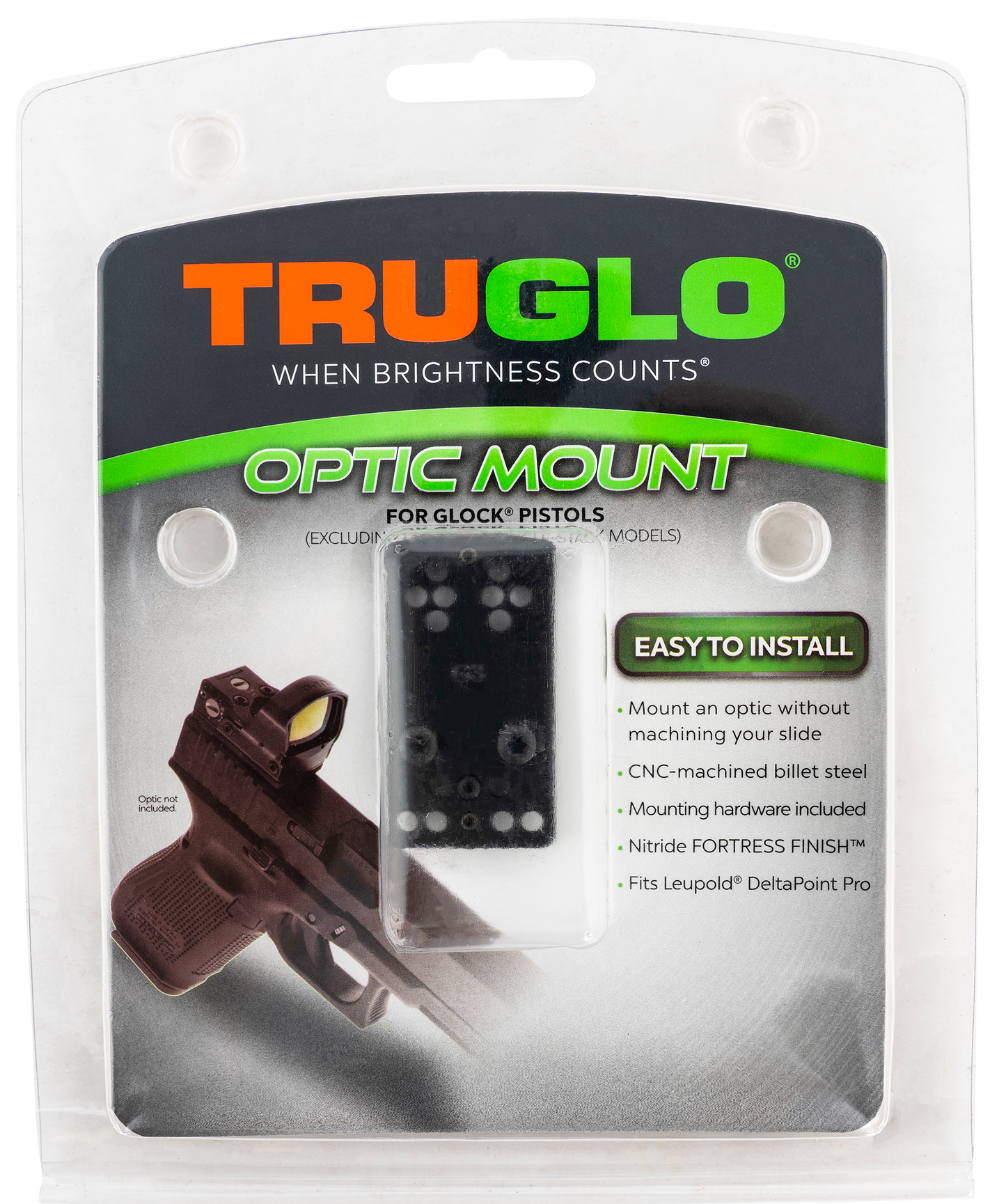 Truglo , Tru Tg-tg8950g3  Mnt Sld Optic Glock Dpp Shield